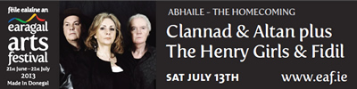 Earagail Arts Festival - Abhaile The Homecoming Sat July 13th Earagail Arts Festival - Abhaile The Homecoming Sat July 13th